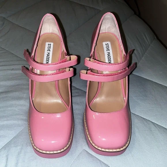 Steve Madden “Twice Pink Patent” Size Original price